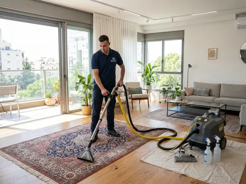 ניקיון שטיחים ביתי מקצועי